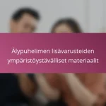 Älypuhelimen lisävarusteiden ympäristöystävälliset materiaalit