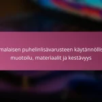 Suomalaisen puhelinlisävarusteen käytännöllisyys: muotoilu, materiaalit ja kestävyys